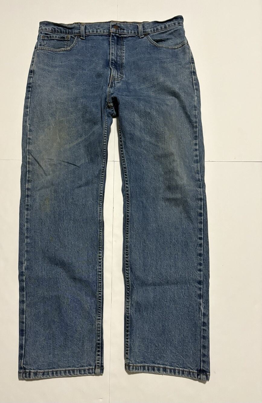 Levi’s 505 Regular Fit Straight Leg Jeans Men’s 40x32 Blue Denim Medium Wash